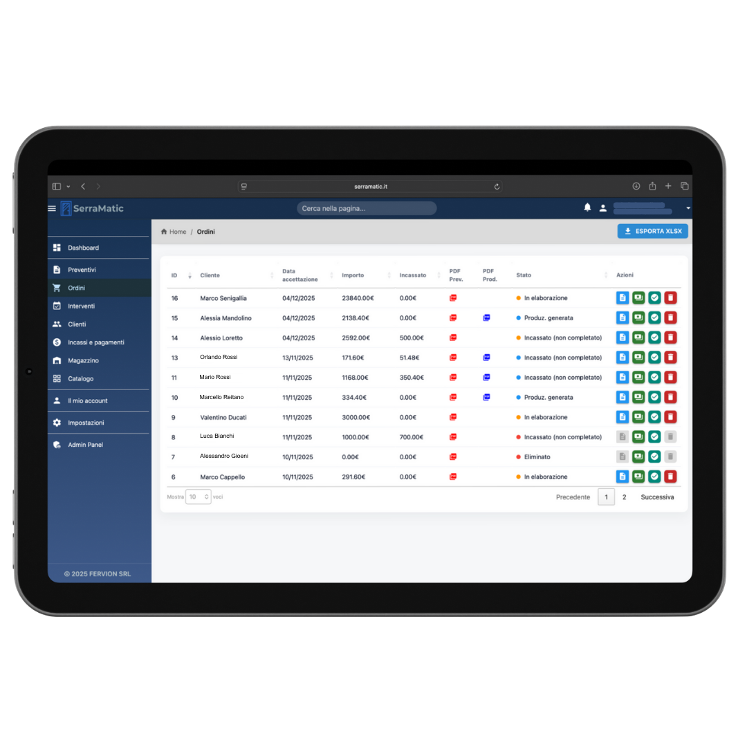 Motore di Produzione